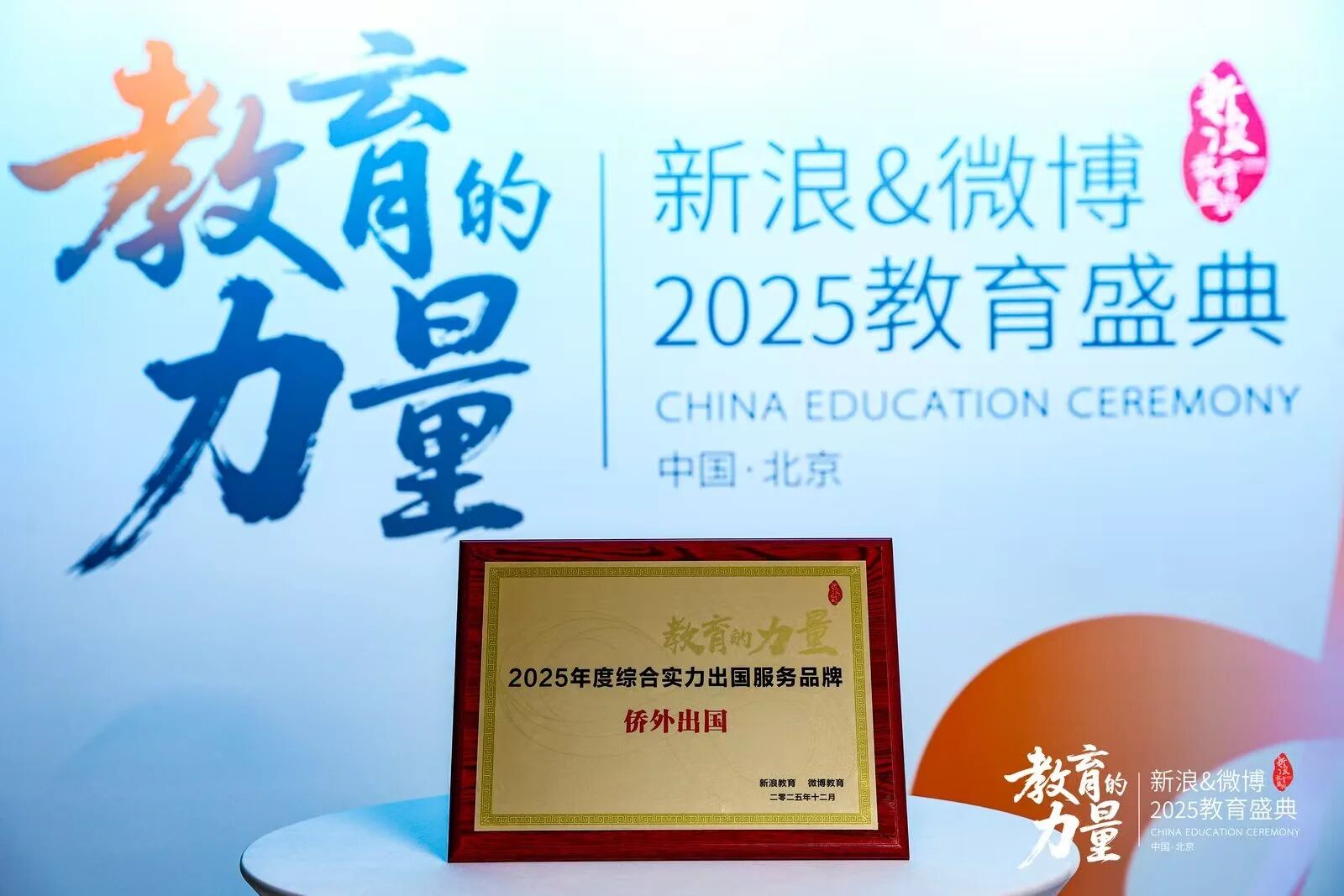 侨外出国荣膺2025年度综合