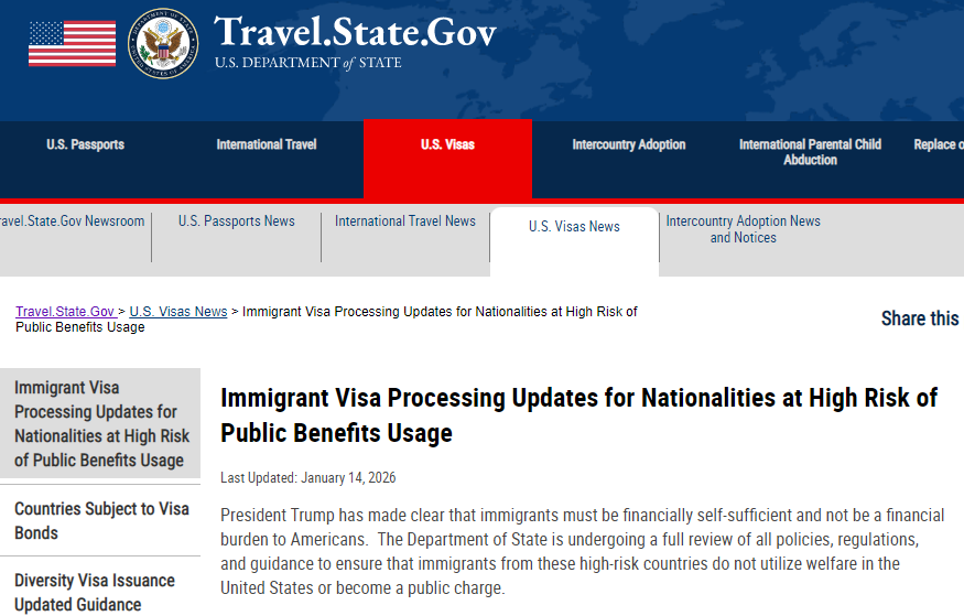 突发！美国宣布暂停75国移